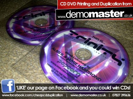 CD Printing - 100% ink coverage