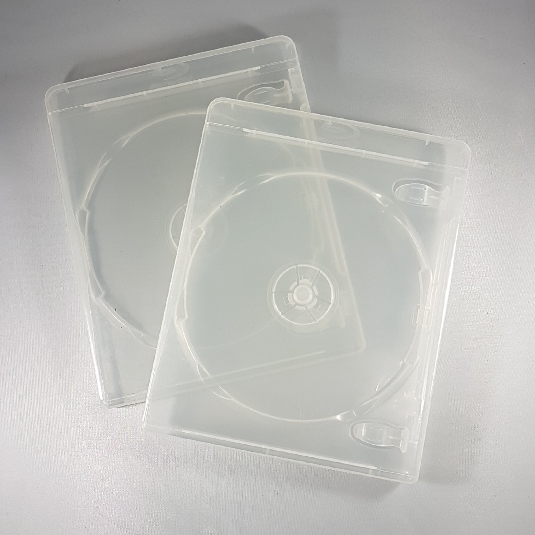 Amaray Slim 11mm Single Blu-Ray Case - Blue, For CD/DVD/Blu-ray Discs