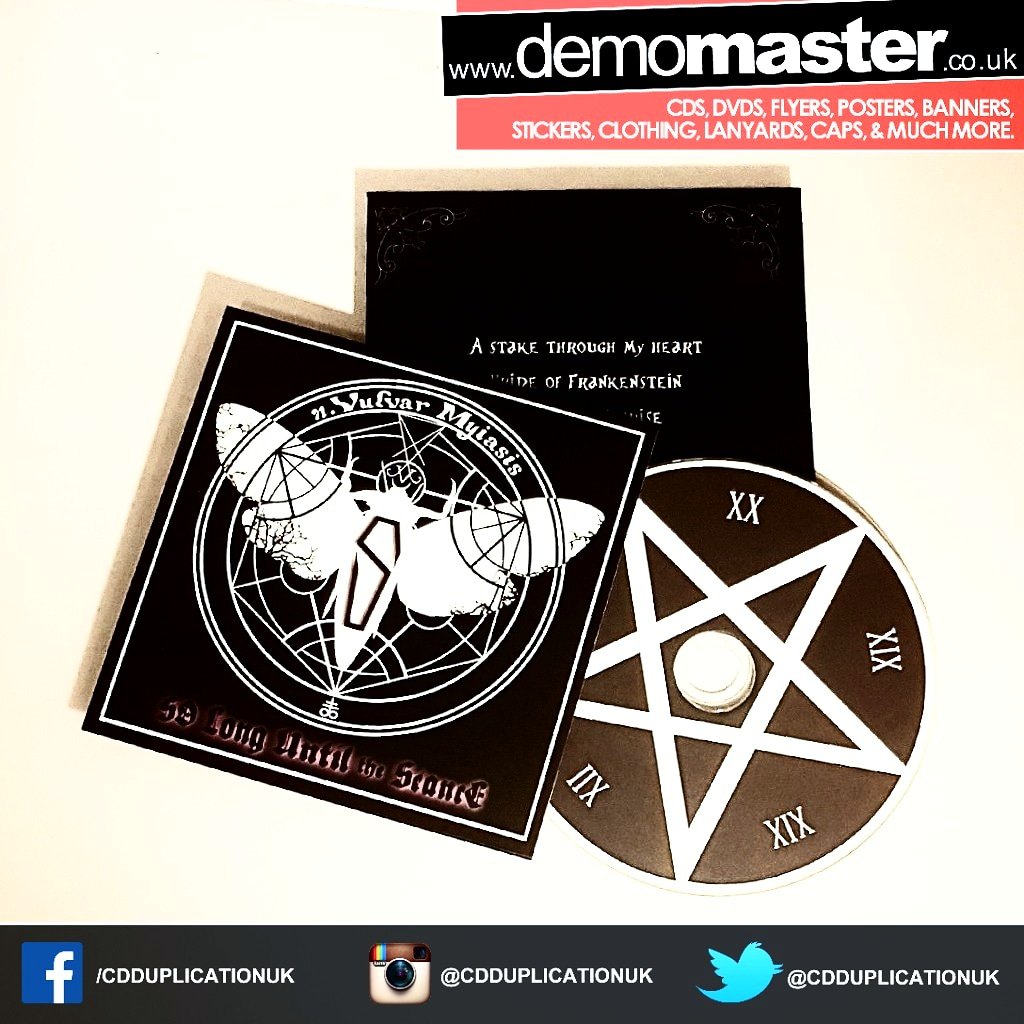 Custom printed card wallets for CD Printing