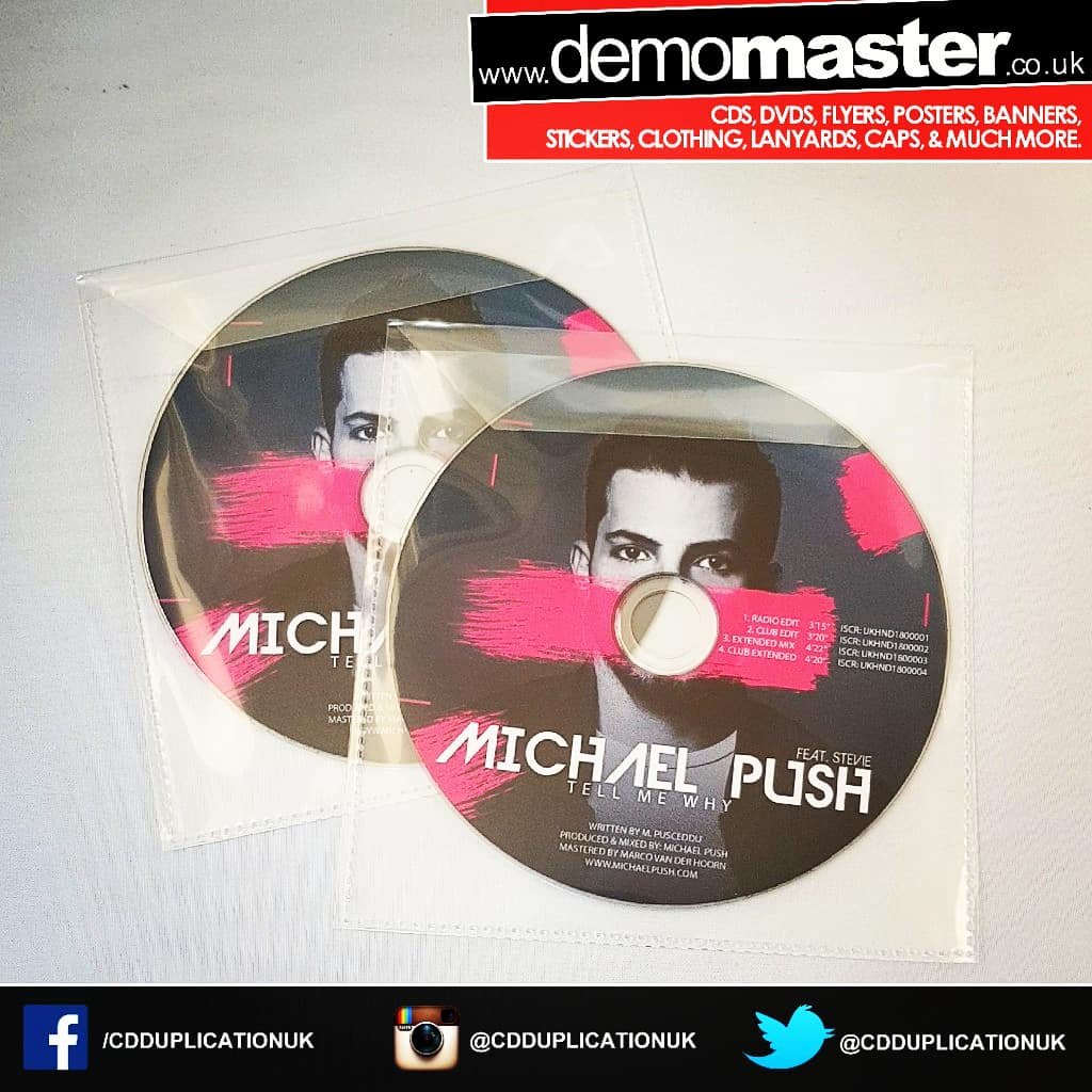 CD Printing of your new music single for promotional use