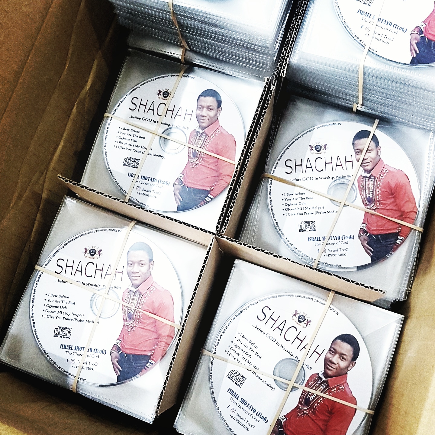 500 custom printed CDs turned around in 24hours