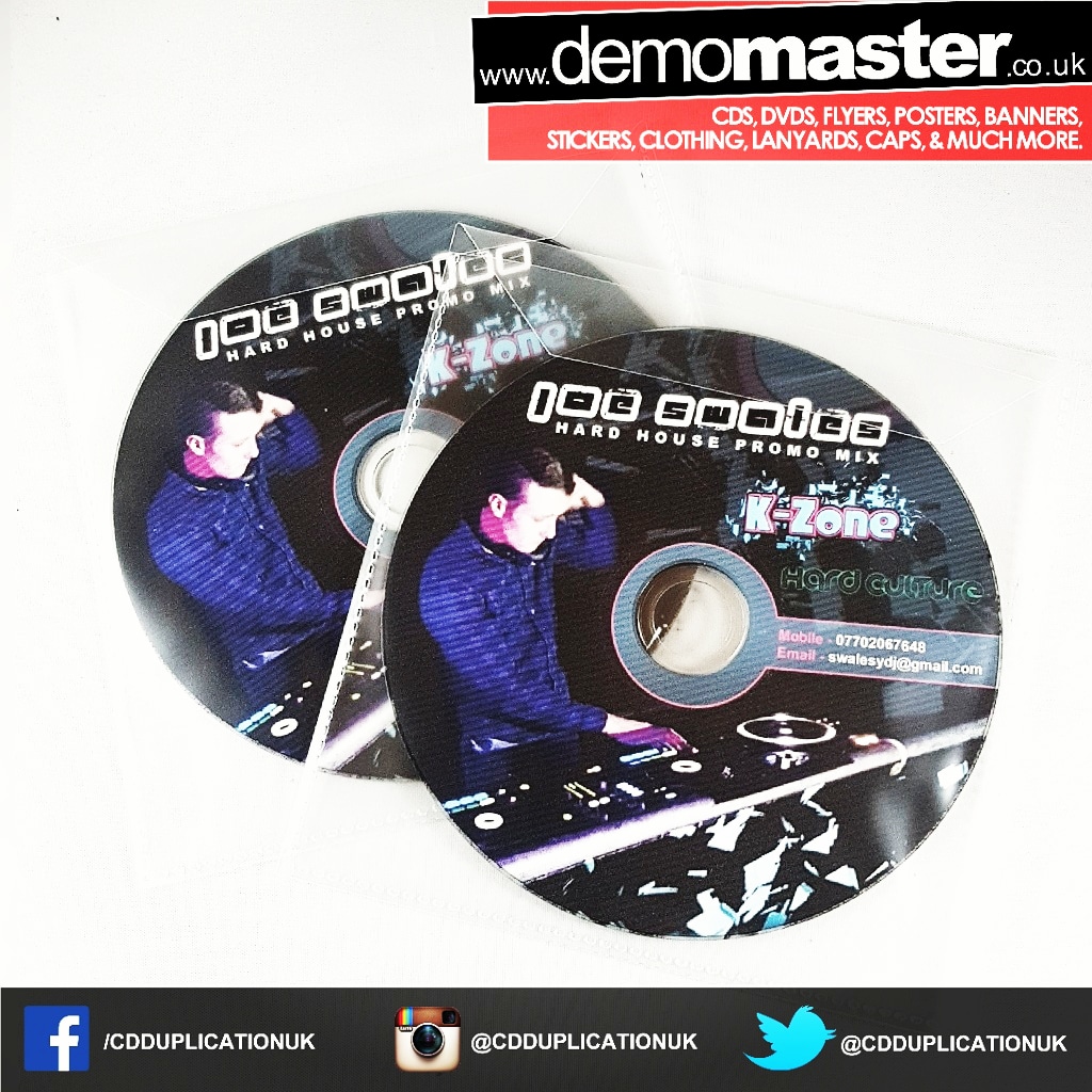 Hard house promo Dj Mix CD Printing