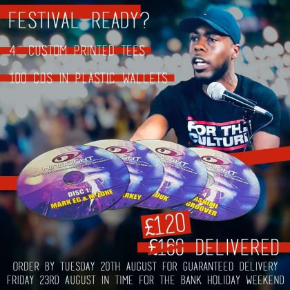 Festival CD T Shirt Printing Deal