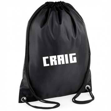 Personalised PE Kit Gymsac Bag
